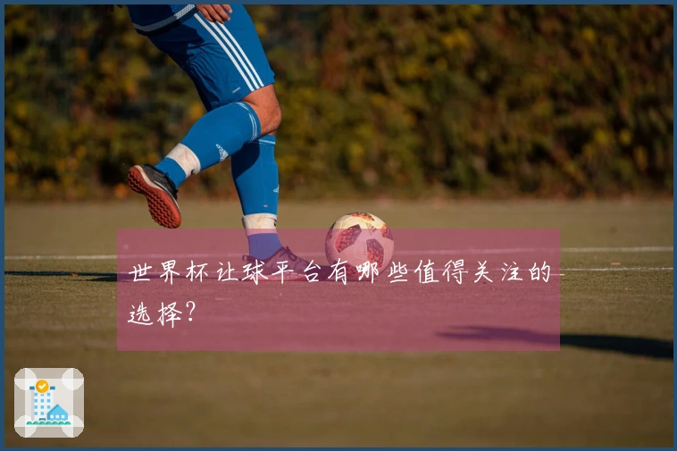 世界杯让球平台有哪些值得关注的选择？